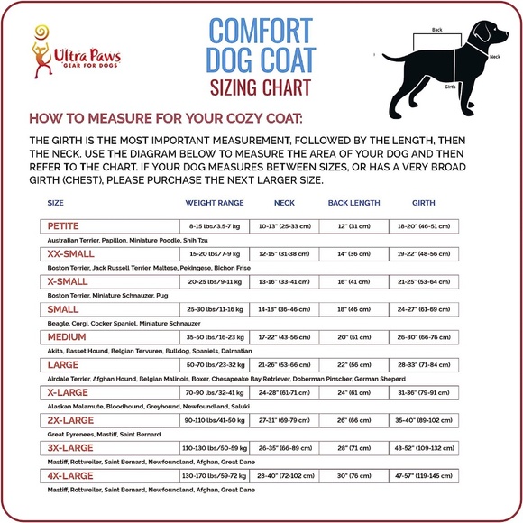 Ultra Paws Dog Comfort Coat, Brown Plaid/Reflective, 4XL, Warm - Picture 5 of 6